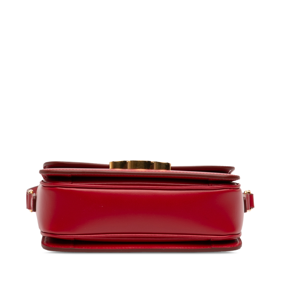 Pre-Loved Celine Teen Shiny Calfskin Triomphe Crossbody - Picture 3 of 11